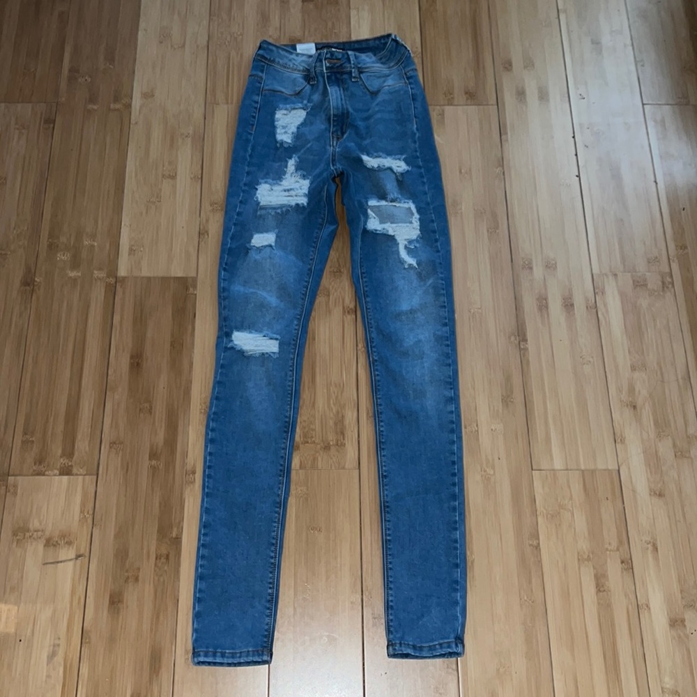 Fashionova skinny distressed women’s jean